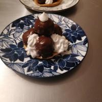 Tarte profiterole à la framboise